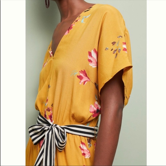 NWTAnthropologie Corey Lynn Calter Floral Jumpsuit - Picture 3 of 4